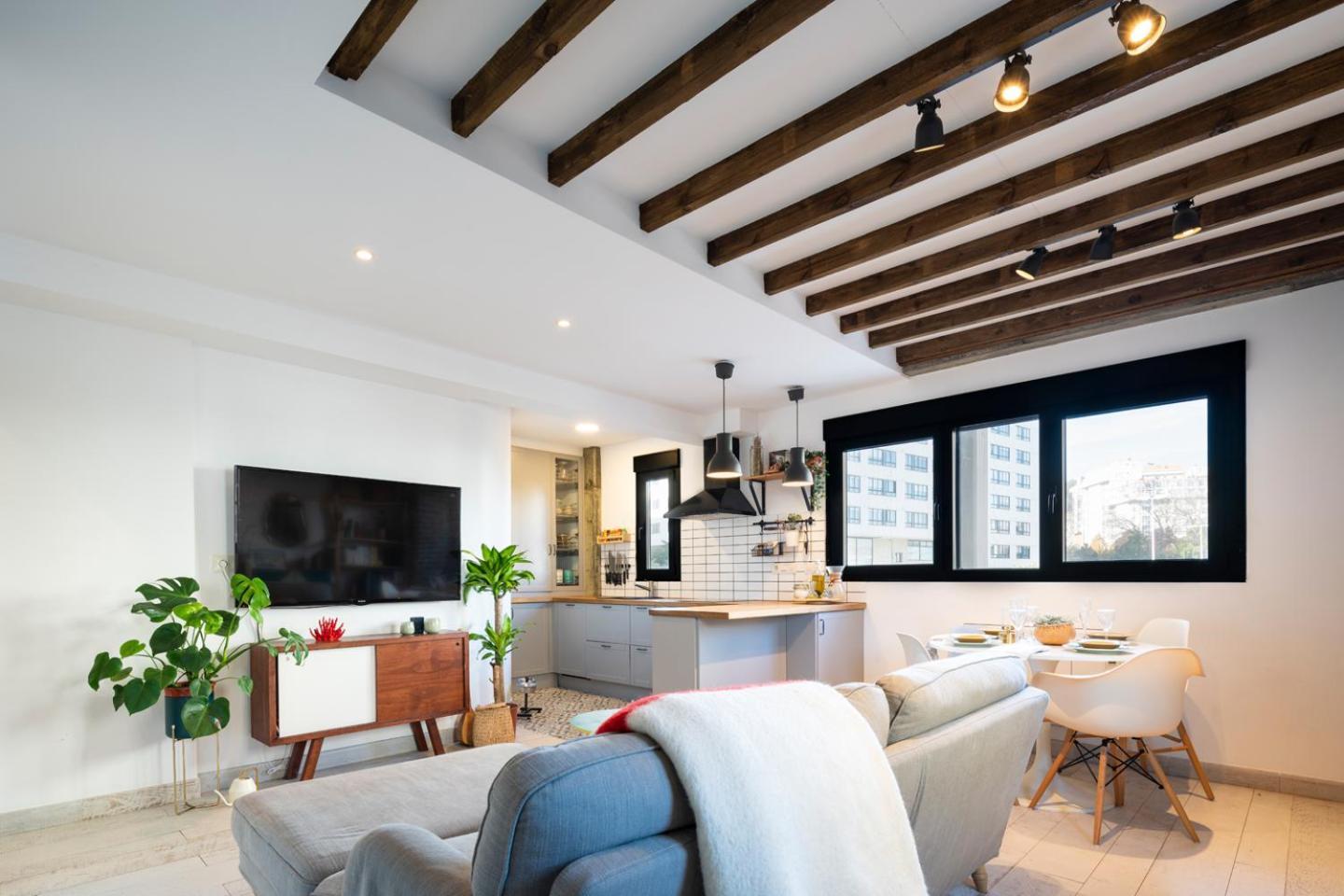 Duplex De Diseno Cerca De Riazor Lägenhet A Coruña Exteriör bild